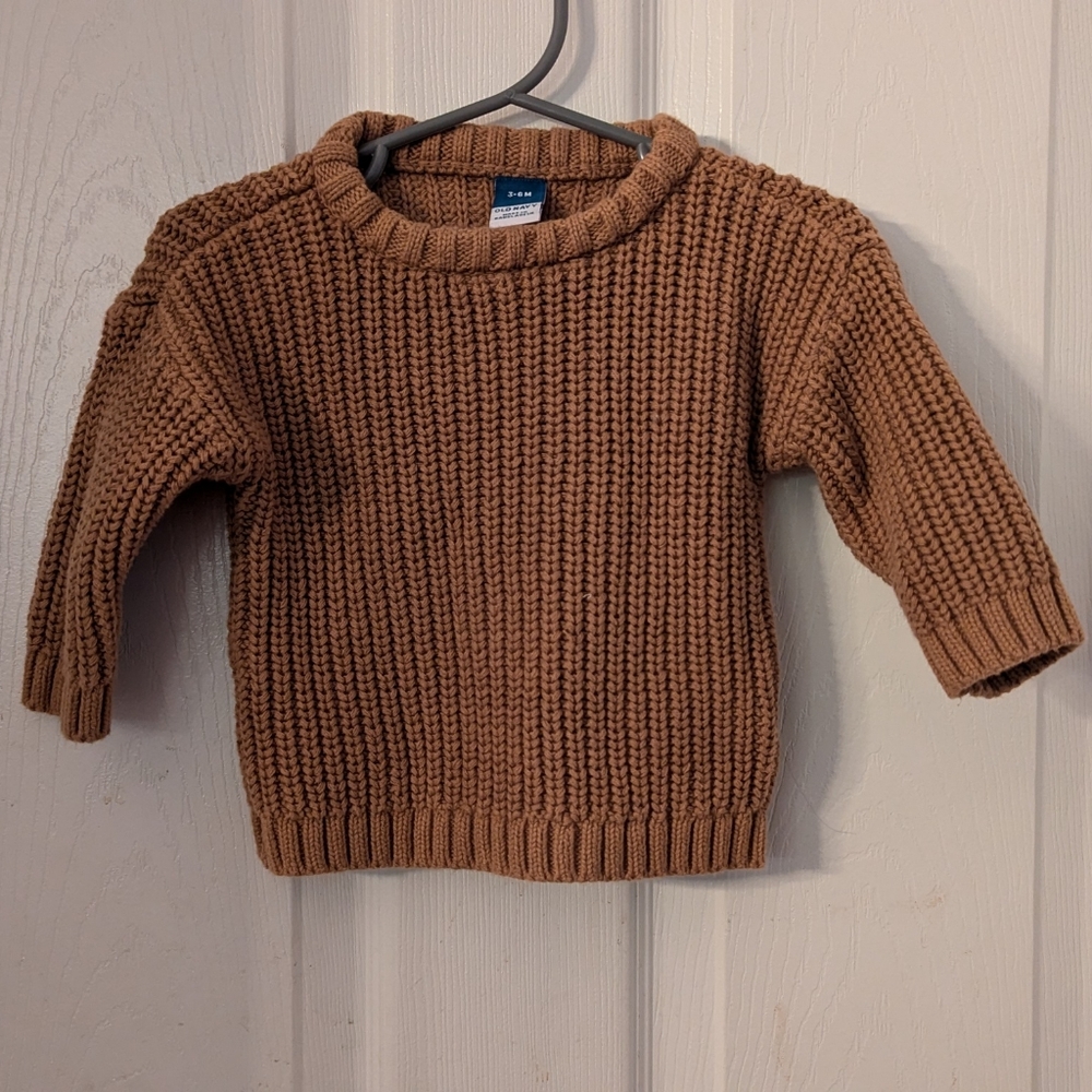 Unisex Baby Shaker Stitch Pullover Sweater
